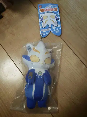 반다이 울트라맨 히카리 고양이 고양이형 봉제 인형 중국 한정판 메비우스