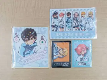 지박소년 하나코 군 가라오케 철인 특전 미니 색지 엽서 4점