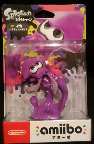 닌텐도 amiibo 스프라툰 시리즈 오징어 네온 퍼플