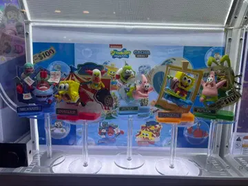 스펀지밥 징징이 피규어 한국 가챠가챠