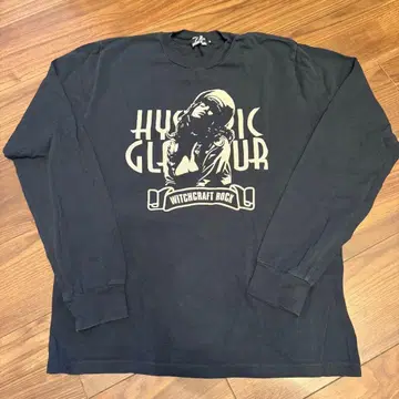 HYSTERIC GLAMOUR 롱T 블랙 M 사이즈