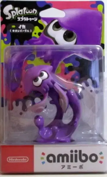 닌텐도 amiibo 스프라툰 시리즈 오징어 네온 퍼플