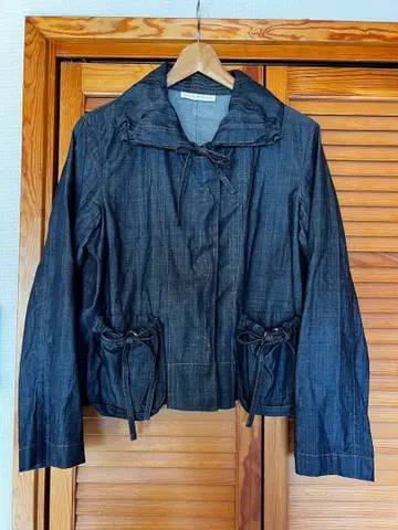 YUMA KOSHINO 다크 블루 리본 자켓 일본제 사이즈 40