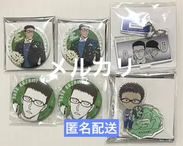 명탐정 코난 공식 앱 꽃다발 캔뱃지 아크릴 스탠드 클립 카자미 유야