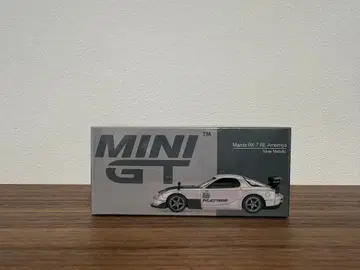 MINI GT 1/64 마쓰다 RX-7 RE아메미야 실버 메탈릭