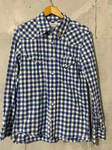 레미레리프 깅엄 체크 셔츠 S