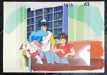 마법의 요정 페르샤 페르샤 학력 배경 포함 애니메이션 셀화