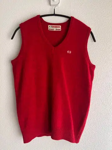 구제 의류 베스트 빨간색 McGREGOR