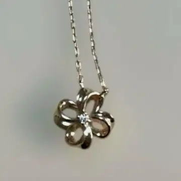 사만사 티아라 핑크 골드 10k 목걸이 40cm