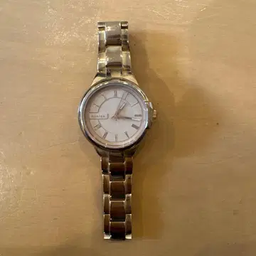 AGATHA 아날로그 시계 핑크 골드