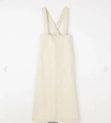 미사용 새상품! 코튼 린넨 데님 하이웨스트 오버롤 스커트