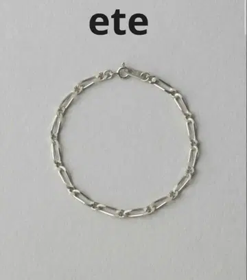 [새상품급] ete 피가로 체인 팔찌 플래티넘 완판템 실버925