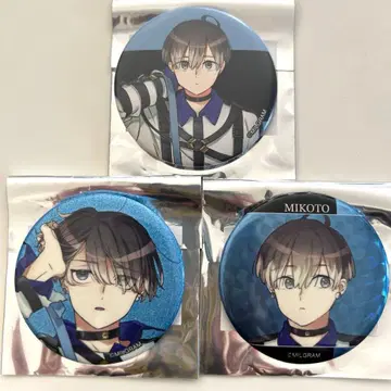 MILGRAM 밀그램 캔뱃지 미코토 3종 세트