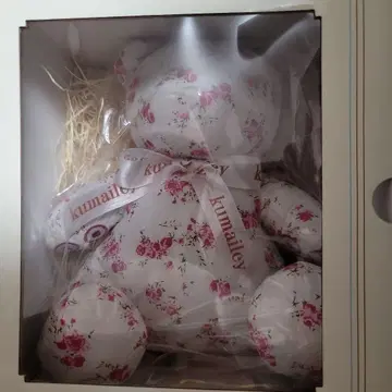 [ 미사용 새상품 ] kumailey 꽃무늬 봉제 인형