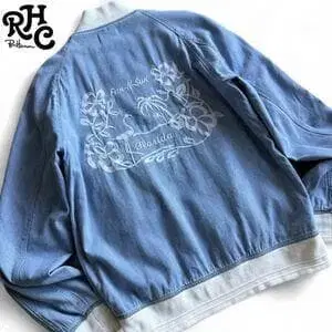 론 허먼 RHC 데님 집업 블루종 자켓 플라워