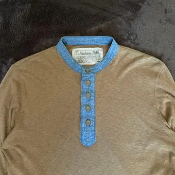 00s archive 롱티 헨리 y2k 라이트 브라운 cityboy