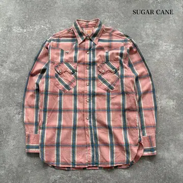[ SUGAR CANE ] 슈가케인 체크 웨스턴 셔츠 긴팔 셔츠
