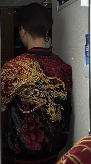 오보로 스카잔 드래곤 자수