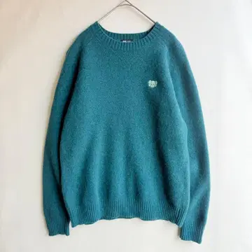 새상품급 유니클로 카우스 윈터 라무 크루넥 스웨터 남성용 L