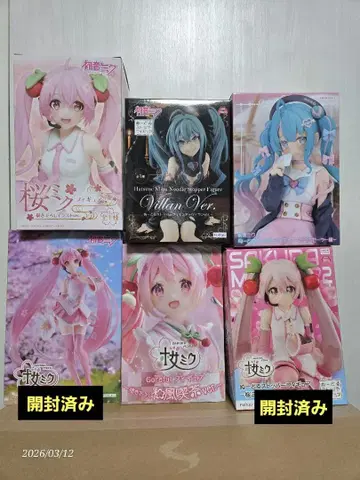 하츠네 미쿠 벚꽃 미쿠 묶음 판매 6종