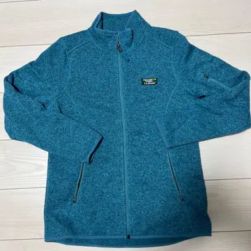 LLBean 플리스 자켓 M 블루 계열 엘엘빈