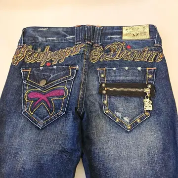Redpepper & Denim 자수 데님 팬츠