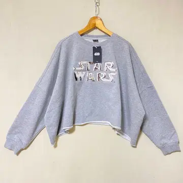 [ 새상품 ] STAR WARS 메탈 프린트 맨투맨 프리