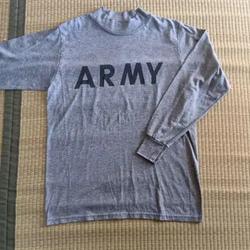 미군 실물 IPFU ARMY 롱 슬리브 T 모크넥 레어 사이즈 S 정도
