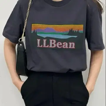 LLBean 다크 그레이 T셔츠 FREE
