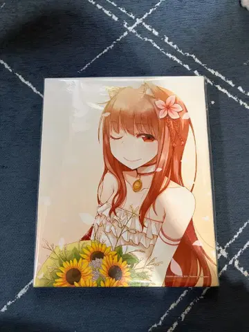 늑대와 향신료 호로 Ani-Art 캔버스 보드 + 색지