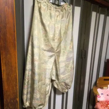 순수 실크 오시마 명주 사루엘 팬츠