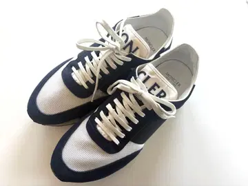 MONCLER 네이비/화이트 스니커즈