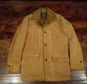 Sears 스웨이드 자켓 갱 코트 런치 코트 70년대 80년대