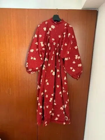 PINK HOUSE Carnation print long dress