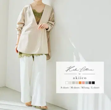 고베 레터스 다나카 아키코 씨 콜라보 저지 와이드 팬츠