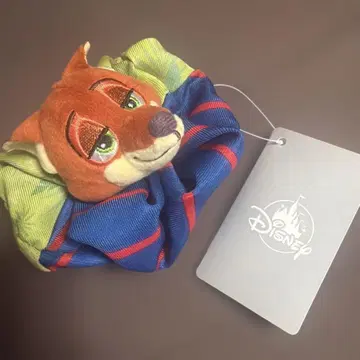 디즈니 닉 와일드 머리끈 스크런치 주토피아