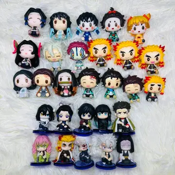 귀멸의 칼날 새상품급 쵸코놋코 스와라세타이 피규어 모음