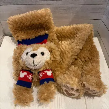 홍콩 디즈니랜드 더피 머플러 봉제 인형