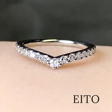 에이트 EITO 플라티나 다이아몬드 이터니티 반지