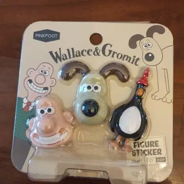 월레스와 그루밋 피규어 스티커