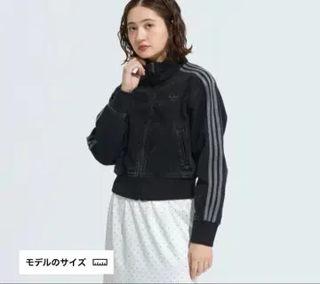 adidas 데님 자켓 짧은 기장