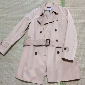 아오야마 양복 베이지 더블 브레스트 트렌치코트 S 사이즈