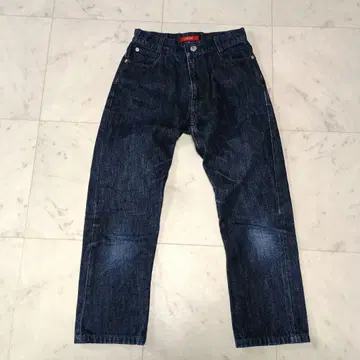 PINK HOUSE 핑크하우스 데님 팬츠 자수 꽃무늬 S