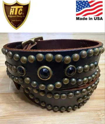 레어 바이커 필수 HTC 브라스 스터드 블랙스톤 34