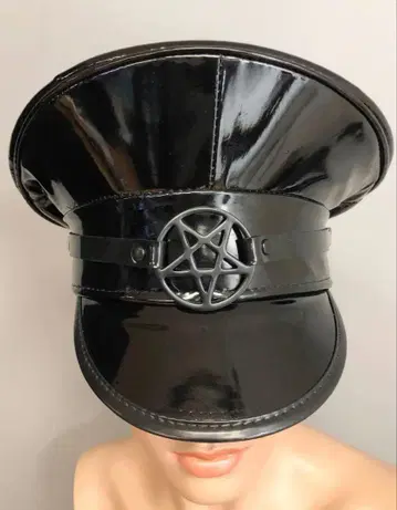 펑크 플러스 블랙 캡틴 햇 스팀펑크 / 고딕