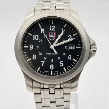 LUMINOX H3 mbm 쿼츠 손목시계 아날로그 스테인리스 실버