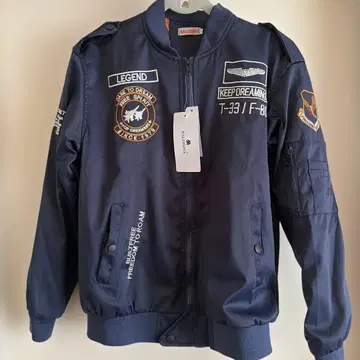 MA1 네이비 얇은 소재 남성용 L 사이즈