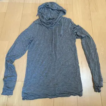 마리떼 프랑소와 저버 후드 부착 그레이 긴팔