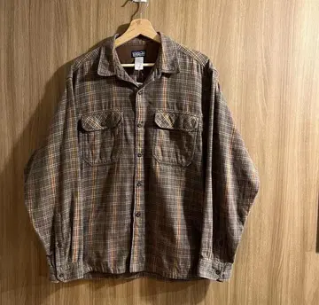 patagonia 파타고니아 코튼 체크 셔츠 S