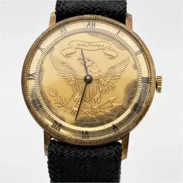 WALTHAM 수동 와인딩 이글 코인 워치 앤티크 로만